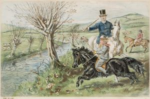 Hold Hard, Master George by John Leech