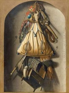 Trompe-l'oeil Aux Accessoires Du Fauconnier by Antonius Leemans