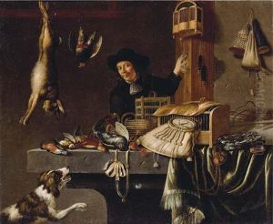 A Poulterer by Antonius Leemans