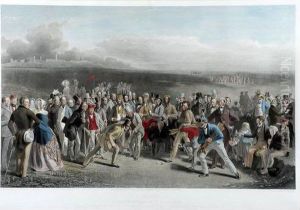 The Golfers,
A Grand Match Played Over St.andrew's Links by Charles Lees