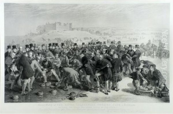Grand Match Of Theroyal Caledonian Curling Club At Linlithgow - view 1