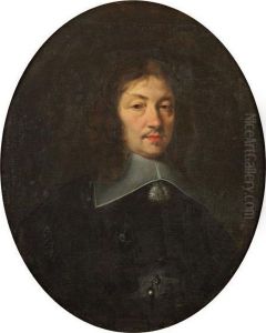 Portrait D'un Janseniste Toile Ovale by Claude Lefebvre