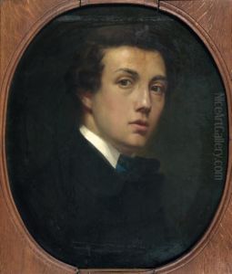 Portrait De Jeune Homme A Lalavalliere