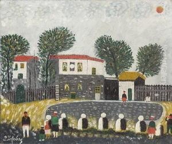 Dorfliche Szene. - view 1