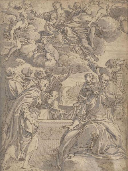 The Assumption Of The Virgin by Valentin Lefebvre