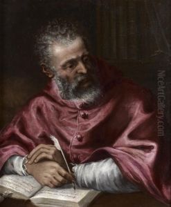 Portrait D'un Cardinal by Valentin Lefebvre