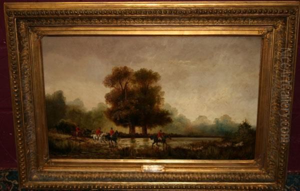 Fox Hunting Scene - view 1