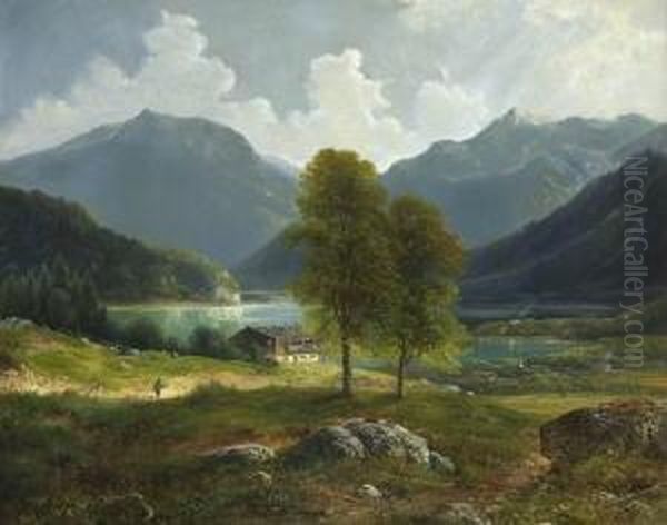 Gebirgssee. - view 1