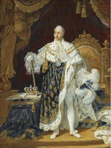 Portrait De Charles X En Costume De Sacre