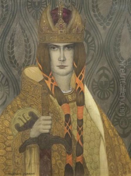Portrait Presume Du Prince Rodolphe De Habsbourg Portant Lacouronne De Hongrie - view 1