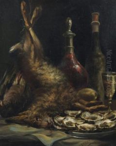 Nature Morte Au Gibier Et Huitres