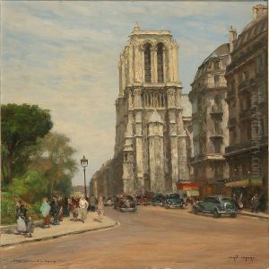 Notre Dame - Etrue Lagrange. Paris by Jean Lefort