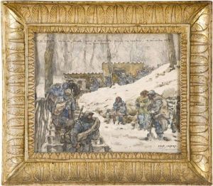Soldati Sotto La Neve by Jean Lefort