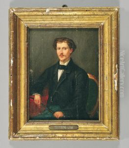 Ritratto Di Giovane Uomo by Silvestro Lega