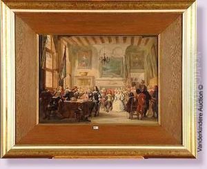 Reunion Diplomatique Devant Le Roi