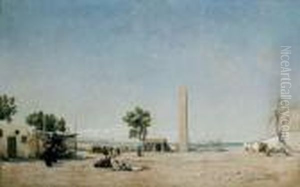 Huile Sur Toile, Signee Et Datee 1875 En Bas A Droite. - view 1