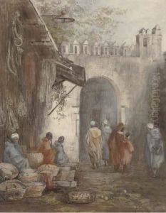 Market Place, Tangiers by Arthur Legge