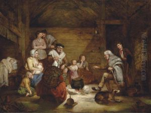 The Crofter's Home by Alexander Leggett
