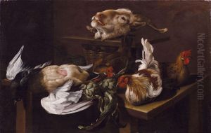 Testa Di Caprone, Galline E Carciofi