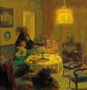 Interieur by Wilhelm Legler