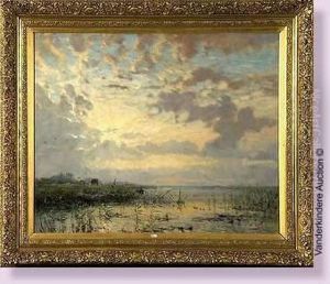 Un Soir D'ete En Hollande by Johan Coenrad Ulrich Legner