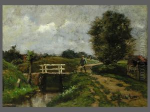 An Der Brucke by Johan Coenrad Ulrich Legner