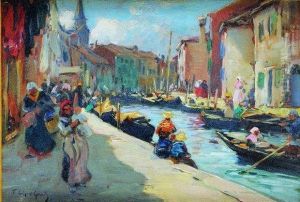 Barques Le Long Des Quais