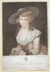 "the Honourable Miss Bingham" by Auguste Claude Legrand
