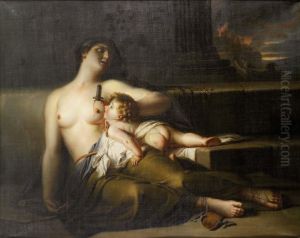 Mere Et Son Enfant Durant La Guerre De Troie by Pierre Nicolas Legrand