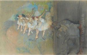 Les Danseuses by Louis Auguste M. Legrand