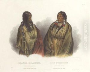 Women Of The Snake- Tribe; Women Of The Cree-tribe, From by Paul Emmanuel Legrand