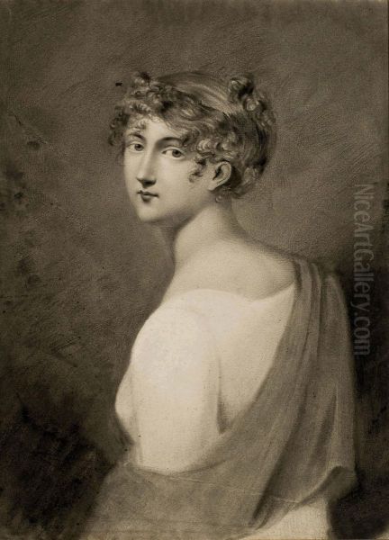 Femme En Buste De Trois Quart (recto, Verso) - view 1