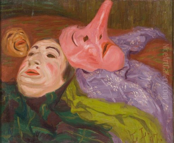 Les Masques De Comedie - view 1