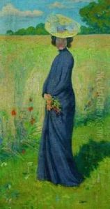 Elegante Aux Champs by Raphael-Leon Leguilloux