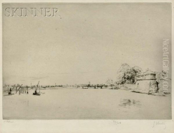 Le Pont De Bonnemort A La Rochelle (1re Planche) - view 1
