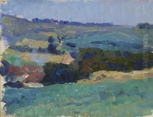 "dorf Im Tal In Der Normandie". by Wilhelm Ludwig Lehmann