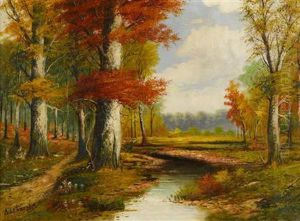 Autumn Landscape by A. Lehnert