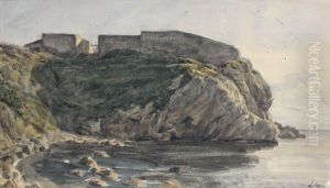 Paysage Cotier Dans Les Environs De Naples by Pierre-Francois Lehoux