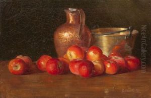 Still Life With Apples And Pitcher by Adam Lehr