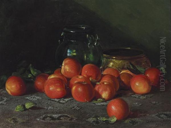 Apples, Bowl, And Copper Pot - view 1