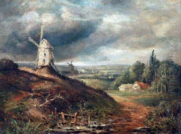 Landscape With Windmills - view 1