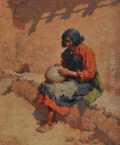 The Pottery Maker (zuni) by William Robinson Leigh