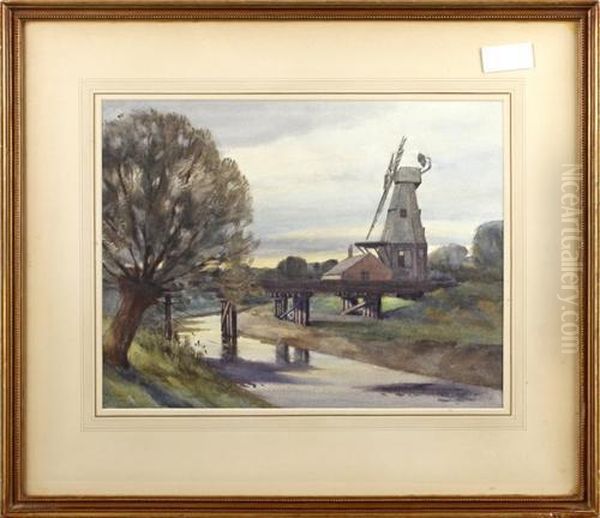 Bridge By A Windmill - view 1