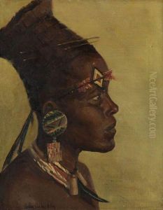 Profile Portrait Of An African Woman