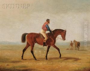 Horse And Jockey by Scott Leighton