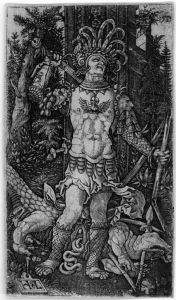 Der Heilige Georg Mit Dem Drachen by Hans Leinberger