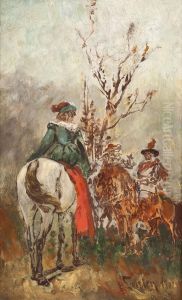Zwei Reiter by Jacobus Leisten