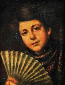 Senhora Com Leque