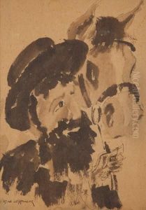 Zyd Z Koniem by Izrael Leizerowicz