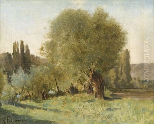 Auenlandschaft Mit Mutter Und Kind - view 1